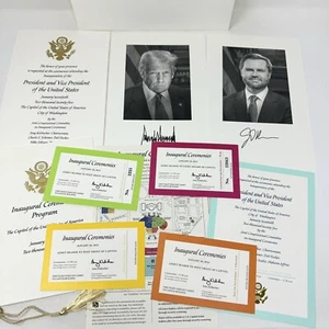 2025 Donald Trump Inauguration Invitation & Program Packet - (5) Ticket Lot - Picture 1 of 13