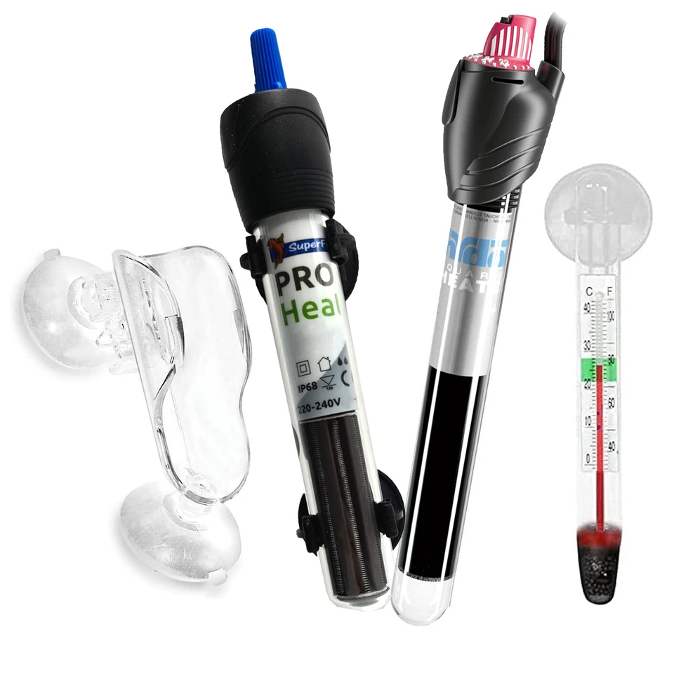 Aquarium Heater Pack 50W/100W with Stand & Thermometer for BiOrb Fish Tanks