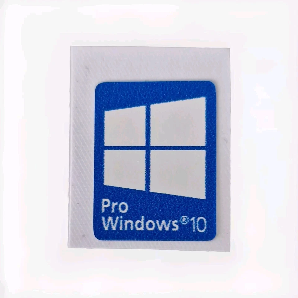 1x Windows 10 Pro Aufkleber Blau Sticker LOGO Label Blue Vinyl 16x22 Neu - Bild 1 von 1
