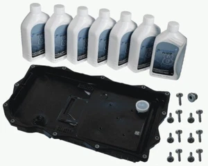 BMW 8HP 8 SPEED ZF TRANSMISSION GEARBOX SUMP FILTER OE 7L OIL SERVICE KIT - Picture 1 of 1