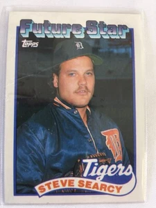 1989 Topps Steve Searcy Future Star RC Detroit Tigers No. 167 - Picture 1 of 2