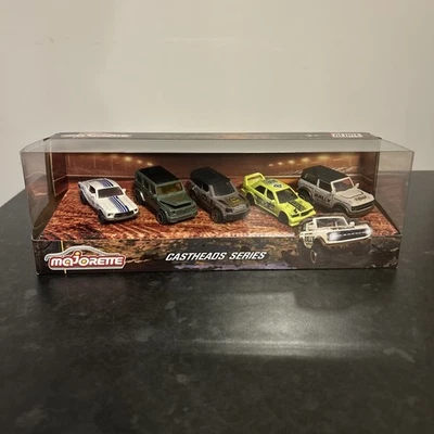 Majorette CASTHEADS SERIES 5 Car Gift Pack - Ford Mercedes Land Rover - NEW - Image 1 of 4