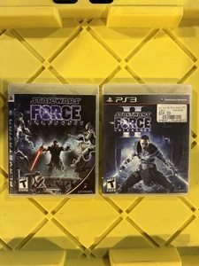 Star Wars: The Force Unleashed & Unleashed II Sony Playstation 3/CIB Tested - Picture 1 of 3