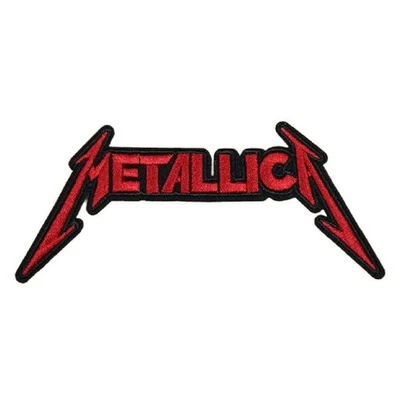 METALLICA IRON ON PATCH 5.25" Heavy Metal Rock Music Band Embroidered Applique - Image 1 of 2