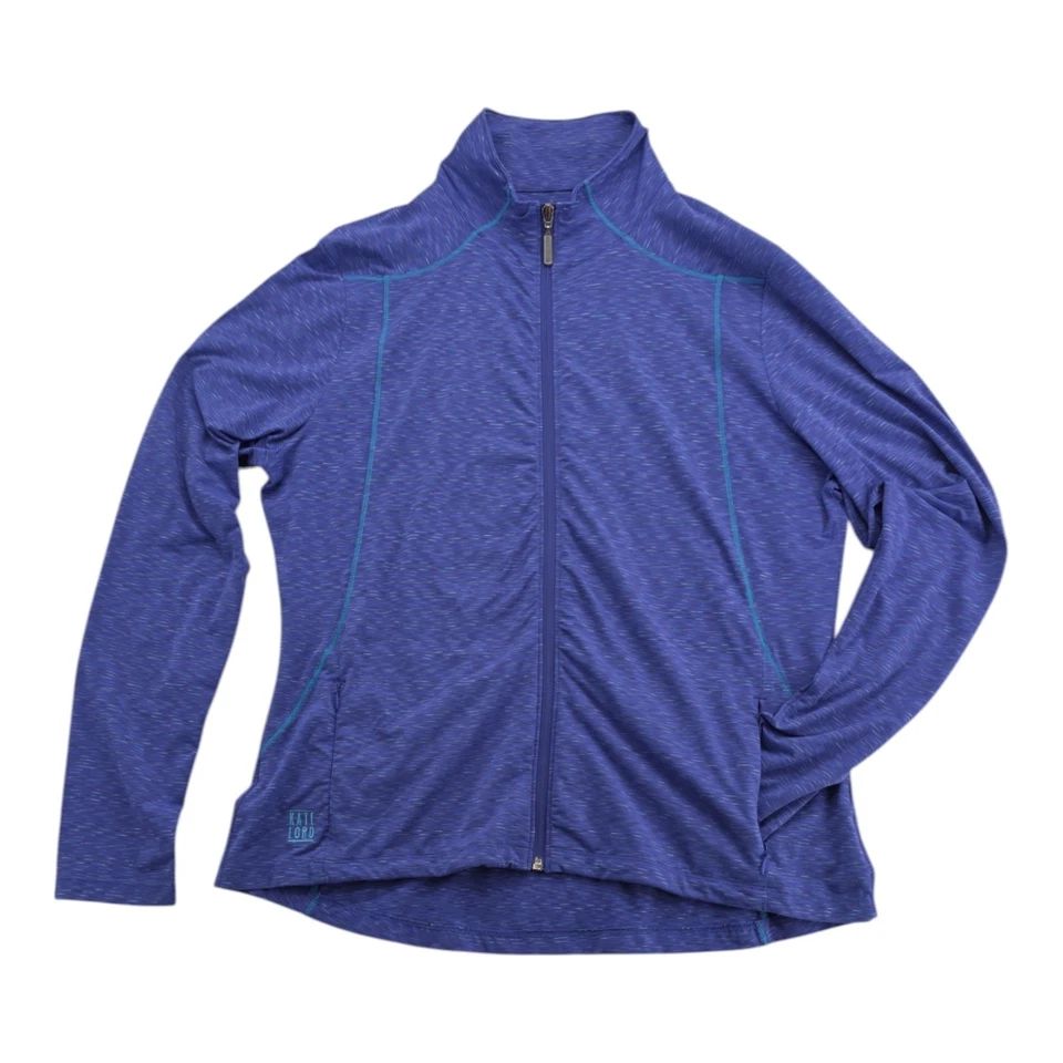 Куртка женская Kate Lord Performance синяя на молнии активная нейлоновая смесь размер большой - Изображение 1 из 4