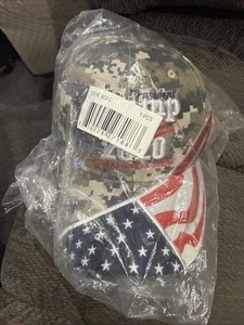 Trump 2020 Keep America Great Digital Green Camo Baseball Hat Cap Hook and Loop  - Bild 1 von 2