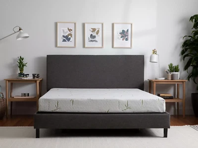 Colchón de alivio de presión de bambú de espuma viscoelástica cómodo firme tulo de 6" en una caja Foto 1 de 4