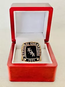 1991 Duke Blue Devils National Champions Basketball Ring W Box, US SHIP - Picture 1 of 4