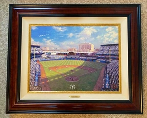 Mariano Rivera Autograph Thomas Kinkade Yankee Stadium 42/345 PP 18x24 Artwork - Picture 1 of 12