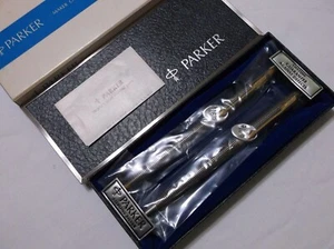 PARKER KLASSISCHER STERLINGSILBER KUGELSCHREIBER & 0,9 mm BLEISTIFT SET / NEU IN BOX USA - Bild 1 von 17