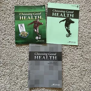 Abeka 6 Grade Choosing Good Health Books - Picture 1 of 4