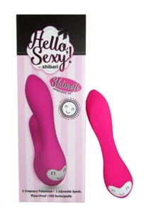 Shibari Hello Sexy Masajeador Shimoji Inalámbrico 9 Velocidades Vibrador - Feliz - Imagen 1 de 3