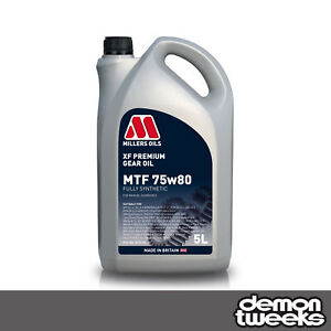 1 x Millers Oils XF Premium MTF 75W80 Fully Synthetic Gear Oil - 5 Litre