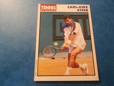 CARL-UWE STEEB, RARE TENNIS 1992 ROOKIE CARD MAGAZINE TENNIS DE FRANCE (JT29)