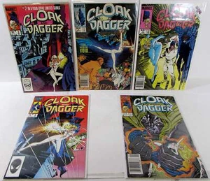Cloak and Dagger Lot of 5 #2, 2, 4, 6, 10 1983 Marvel 7.5 Newsstand Comics - Picture 1 of 1