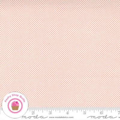 Moda COZY UP 29126 22 White Orange Polka Dot COREY YODER Quilt Fabric - Image 1 of 4