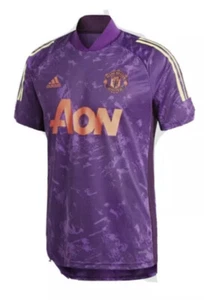 Adidas Manchester United Training Trikot Neu Gr. XS FR3702 Lila - Bild 1 von 7