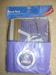 Fremantle Dockers Beach Pack, Frisbee, Ball, Straw Mat, Bag,dvd BRAND NEW AFL! - Picture 1 of 1