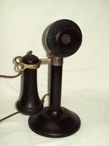Early 1900's Stromberg Carlson Non-Dial Candlestick Telephone ~ Displays Well ! - Picture 1 of 12