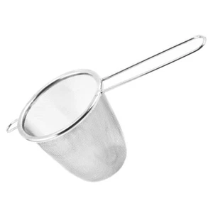 Stainless Steel Colander Teapot Infuser Noodle Strainer with Handle - Picture 1 of 12