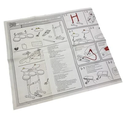Guitar Hero Wireless Drum Kit Controller PS2 & PS3 95481.805 Quick Start Guide - Image 1 of 4