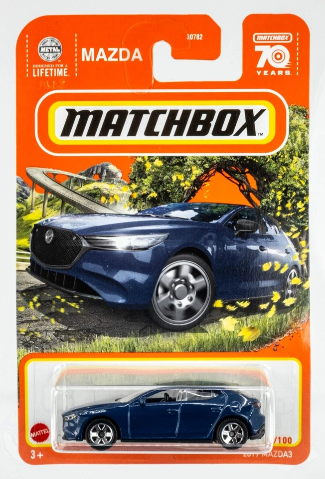 Mazda 3 2023 Matchbox #50 2019 cristal profundo azul mica | FSC Foto 1 de 1