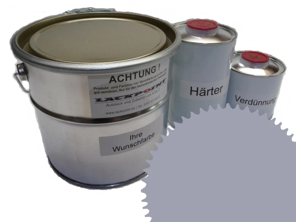 3,5 Liter Set 2K Autolack RAL 7040 Fenstergrau Glanz kein Klarlack Trendlack ! - Bild 1 von 1