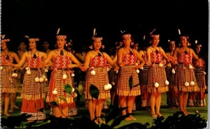 Hawaii HI Postcard Maori Poi Balls Polynesian Cultural Posted 1990 - Picture 1 of 3