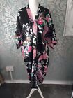 Sam Well Peacocks Floral Wrap Over Size L (No Belt)