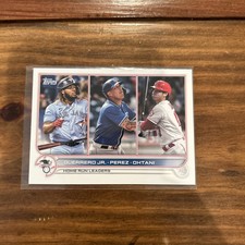 2022 Topps Series 1 - League Leaders #48 Vladimir Guerrero Jr., Salvador Perez,