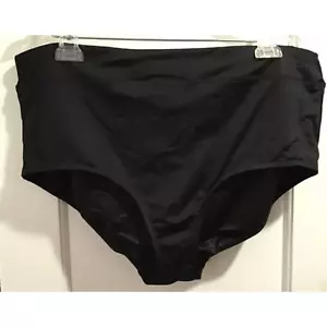Sand and Sun Woman Black Hip Hugger Swim Bottoms Size 2X swimsuit 18W 20W - Picture 1 of 2