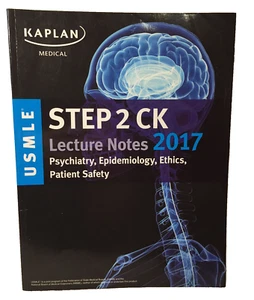 Kaplan Medical USMLE Step 2 CK Lecture Notes Psychiatry Epidemiology 2017 Book - Bild 1 von 11