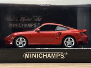 Porsche 911 Turbo (996) Red (Orangerot) 1999 Minichamps Diecast in scale 1/43 - Picture 1 of 15