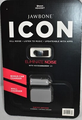 Jawbone Icon Bluetooth Headset With Noise Assassin 2.5 NEW SEALED - Image 1 of 4