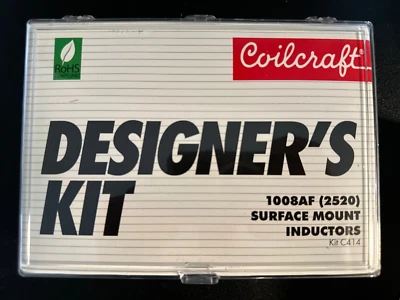 Designer's Kit C414, 1008AF chip inductors, 10% tol, RoHS - Image 1 of 2
