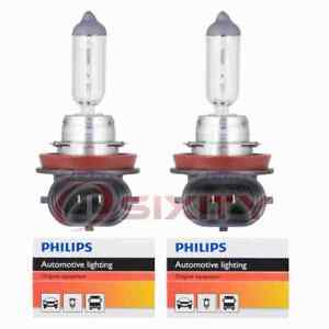 2 pc Philips Low Beam Headlight Bulbs for Aston Martin V12 Vantage V8 tb