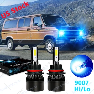PARA FORD ECONOLINE E150-E450 1995-2007 - 9007 LED Faros Luz Alta/Baja 2X - Imagen 1 de 10