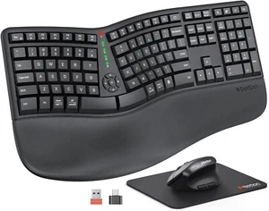 Professional Ergonomic Keyboard with Vertical Mouse - Usable on Windows/Mac - Picture 1 of 10