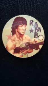 RAMBO Anstecker Abzeichen Pin Sylvester Stallone Sovenier Fim 90er Jahre - Bild 1 von 2