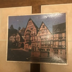 Vintage Preowned Whitman 1000 Pc Jigsaw Puzzle Miltenberg, Germany 21.5” X 27.5” - Picture 1 of 10