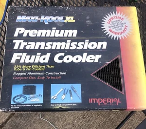 Imperial Aluminum Premium Transmission Fluid Cooler By MAXI-KOOL XL - Picture 1 of 2