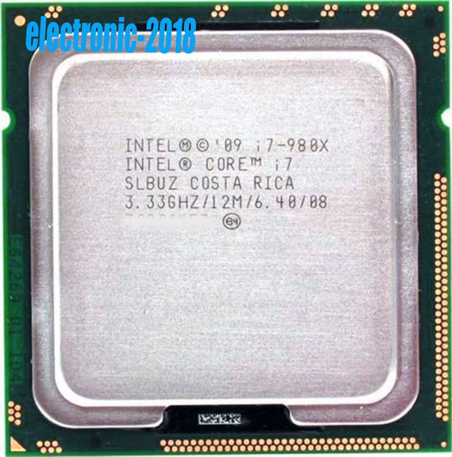 Intel Core i7-980x Extreme EditionCPU Prozessor SLBUZ 3,33GHZ LGA1366 6 Core 12m - Bild 1 von 1