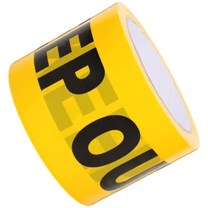 Warning Tape Caution High Visibility Don't Entry Halloween Keep Out for - Picture 1 of 12