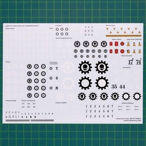 Adeptus Mechanicus Transfer Sheet Abziehbilderbogen #17759 Warhammer 40,000 - Picture 1 of 1