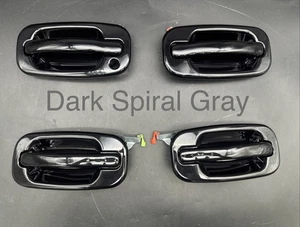 1999-2006 Tahoe Silverado Sierra Suburban Yukon - DOOR HANDLE SET 4 Spiral Gray. - Foto 1 di 15