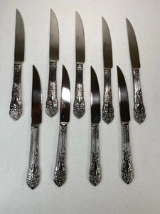 Coltelli da bistecca Reed & Barton posate inox Haversham - 9 pezzi - Foto 1 di 16