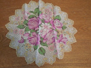 VINTAGE TASCHENTÜCHER, VERKAUF ALS EIN KONVOLUT 5 STÜCK - Bild 1 von 14