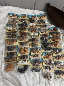 Vintage New Arco Noah's Ark Animals Lot Of 51 Frogs Polar Bears Bison Camel Deer - Picture 1 of 15