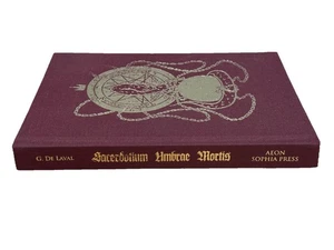 Sacerdotium Umbrae Mortis By Gilles De Laval Dark Occultist Rare Hardcover - Bild 1 von 8