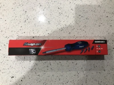 Snap On Tools 105th Anniversary Ratchet Screwdriver With Bits  SSDMR4BCV . - Image 1 of 4